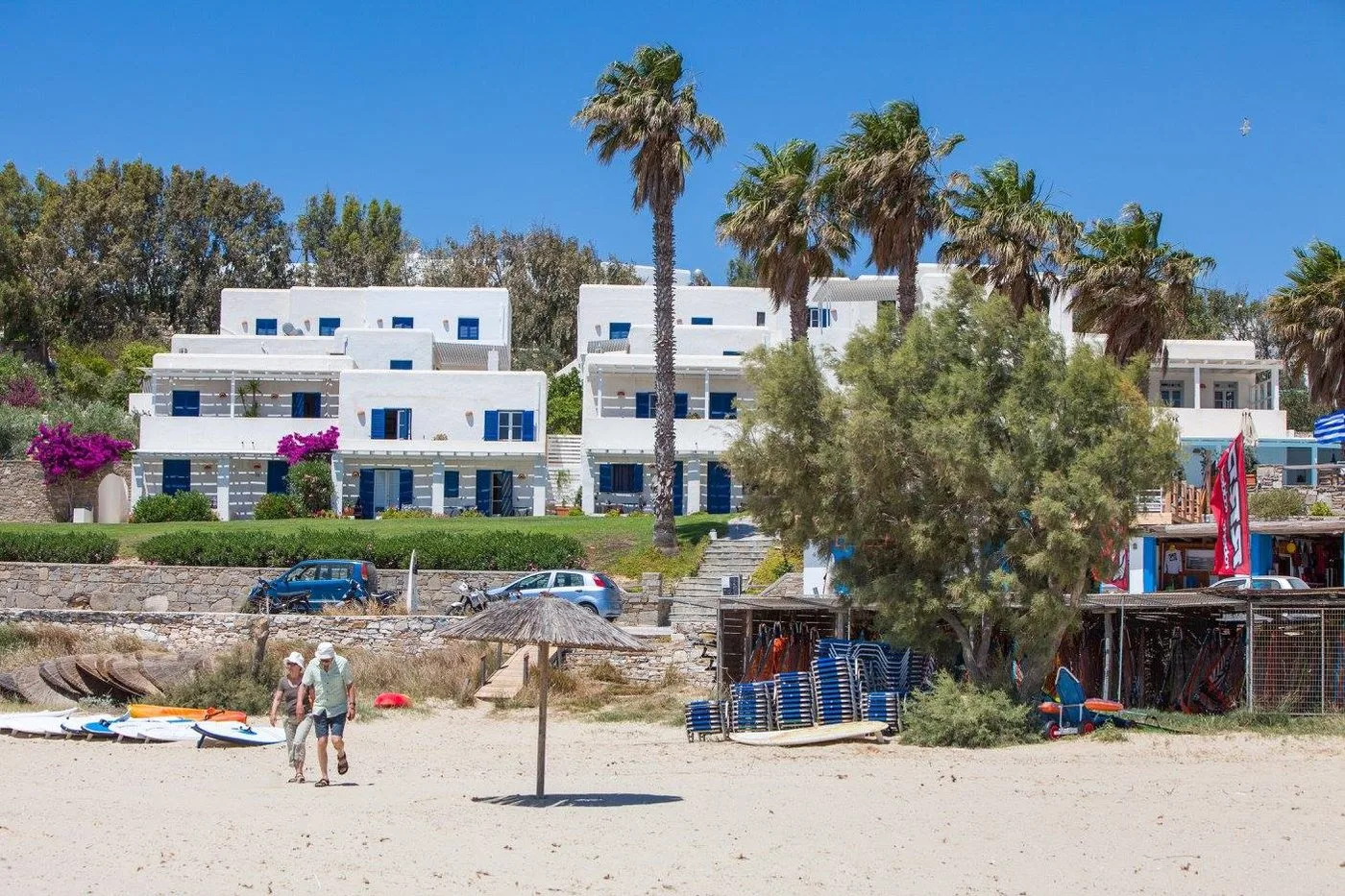Paros Windsurf Center at New Golden Beach
